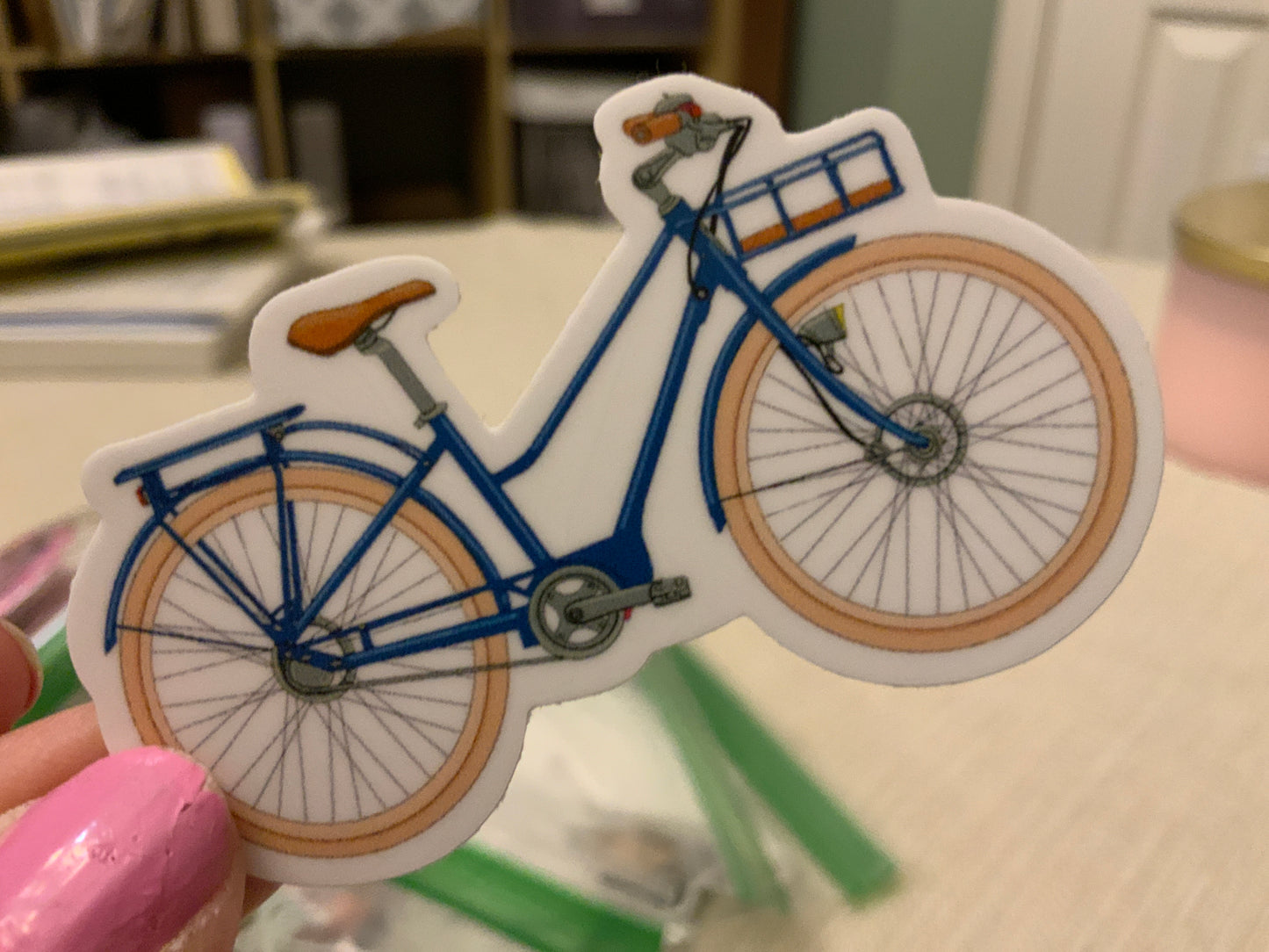 Blue bicycle